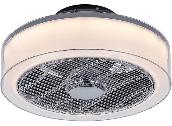 Rabalux - LED регулируемо таванно осветление с вентилатор LED/30W/230V + DO