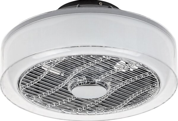 Rabalux - LED регулируемо таванно осветление с вентилатор LED/30W/230V + DO