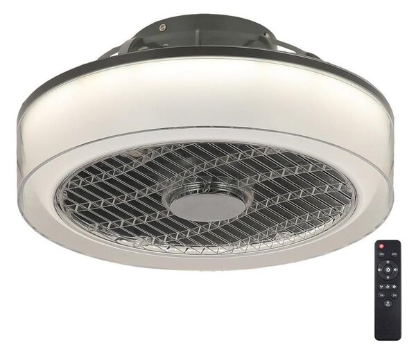 Rabalux - LED регулируемо таванно осветление с вентилатор LED/30W/230V + DO