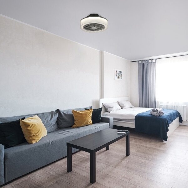 Rabalux - LED регулируемо таванно осветление с вентилатор LED/30W/230V + DO