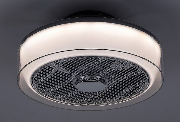 Rabalux - LED регулируемо таванно осветление с вентилатор LED/30W/230V + DO