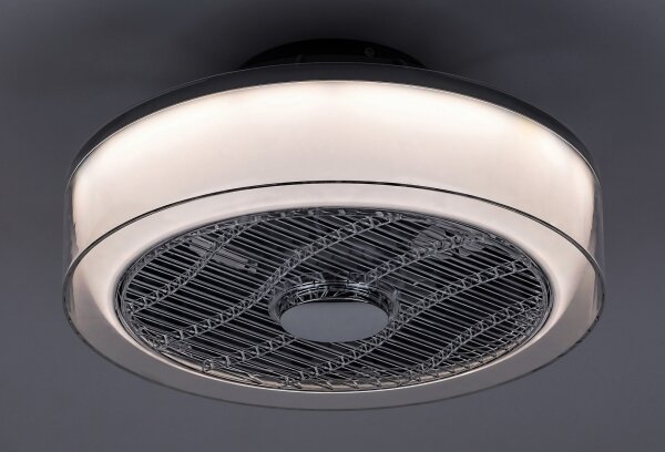 Rabalux - LED регулируемо таванно осветление с вентилатор LED/30W/230V + DO