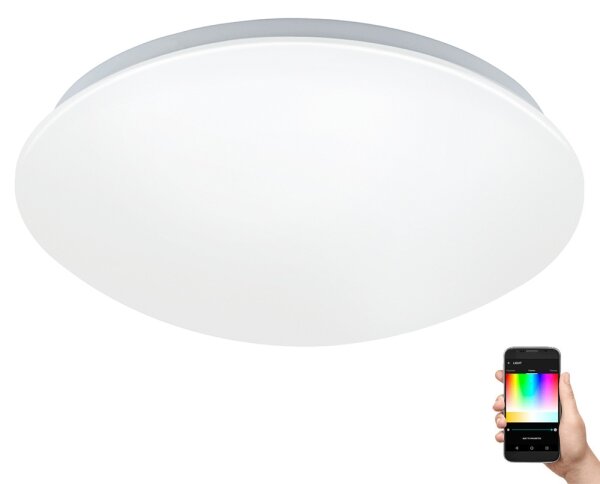 Eglo 33219 - RGB LED таванно осветително тяло GIRON-C LED/17W/230V Ø30 см, бяло