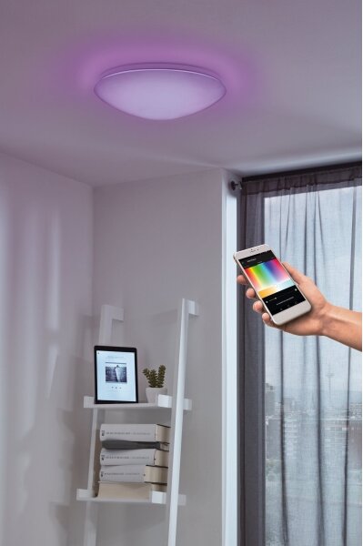 Eglo 33219 - RGB LED таванно осветително тяло GIRON-C LED/17W/230V Ø30 см, бяло