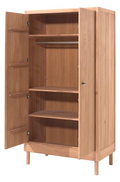Детски гардероб от масивен дъб в естествен цвят 100x190x55 cm Forrest – Vipack