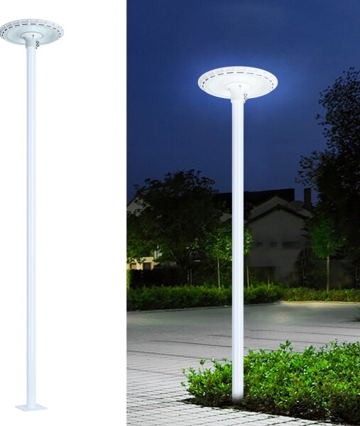 Brilagi-LED Външна улична лампа с 3-метров стълб URBANSPARK LED/120W/230V бяла IP65