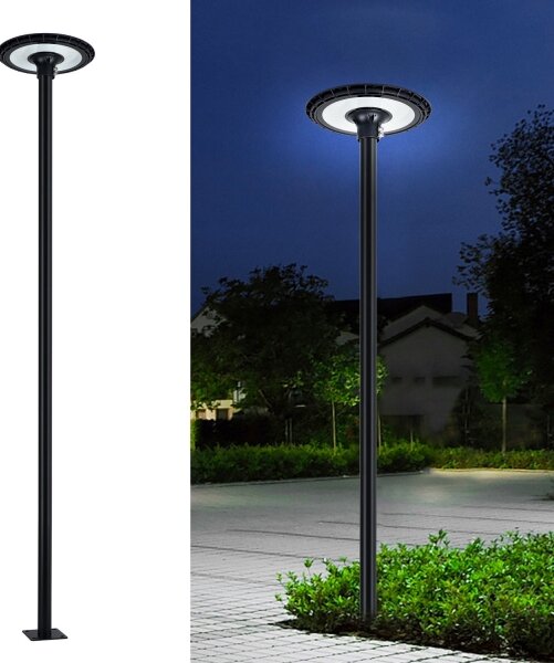 Brilagi-LED Външна улична лампа със стълб 3 м URBANSPARK LED/60W/230V черна IP65
