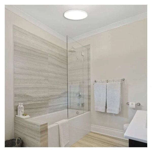 LED Плафон за баня LED/15W/230V 3000/4000/5700K IP55 бял