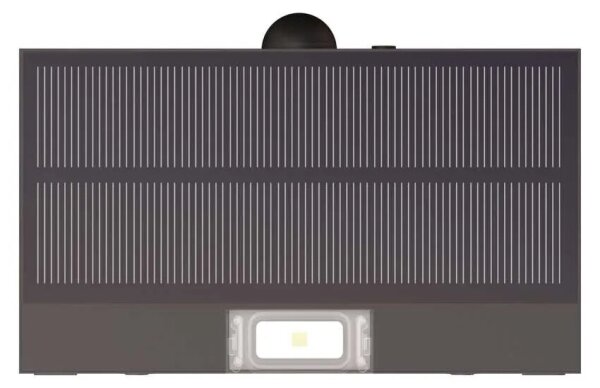 LED соларен прожектор с датчик за движение LED/3,7V 1200mAh 4000K IP65 черен