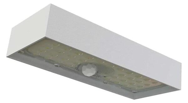 LED соларен прожектор с датчик за движение LED/3,7V 3000mAh 4000K IP65 бял