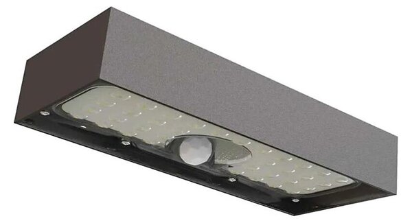 LED соларен прожектор с датчик за движение LED/3,7V 3000mAh 4000K IP65 черен