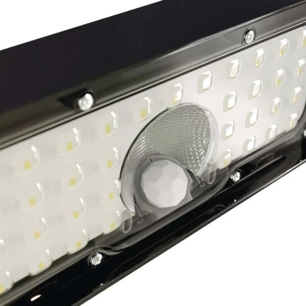 LED соларен прожектор с датчик за движение LED/3,7V 3000mAh 4000K IP65 черен