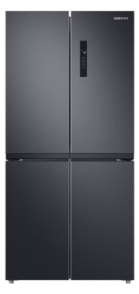 Хладилник с фризер Samsung RF48A400EB4/EO, клас E, 488 л. общ обем, свободностоящ, 298 kWh/годишно разход на енергия, Twin Cooling Plus, Fresh Zone, черен
