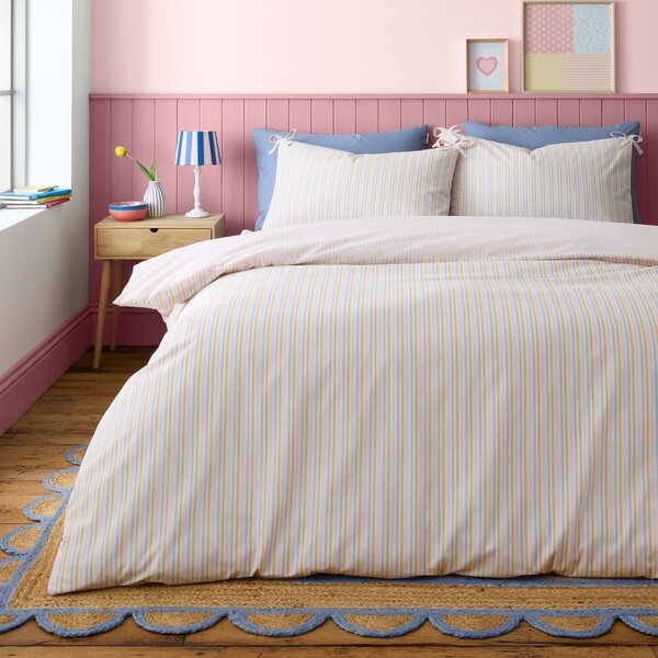 Двойно спално бельо 200x200 cm Brighton Stripe – Catherine Lansfield
