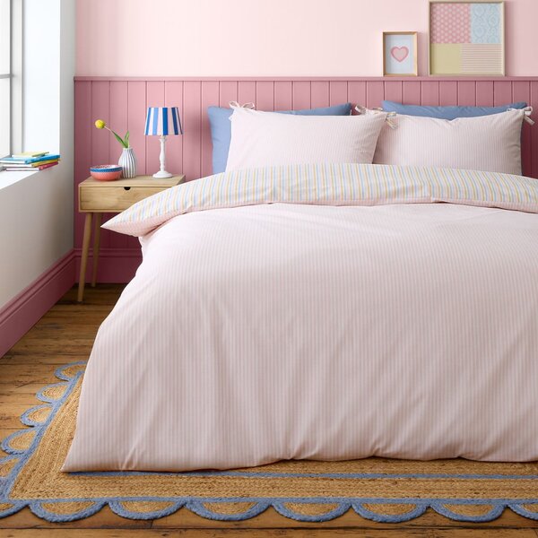 Двойно спално бельо 200x200 cm Brighton Stripe – Catherine Lansfield