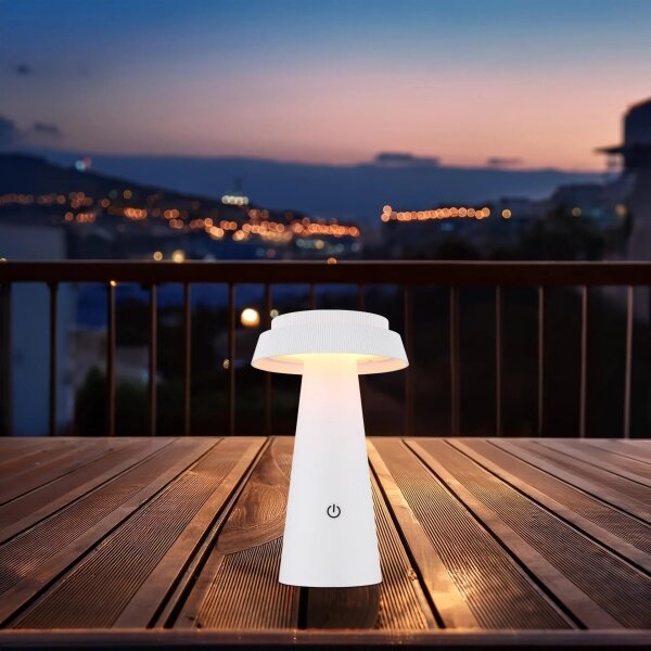 Globo 36624W - LED Димируема соларна сензорна лампа LED/4W/3,7W IP54 бял