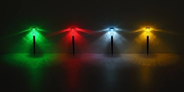 Globo 33987-4 - Комплект 4 LED RGB соларни лампи LED/0,05W/3V IP44