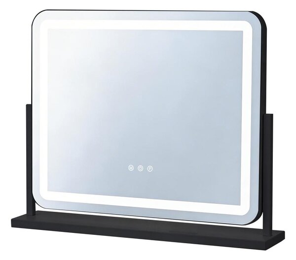 Brilagi - Димируемо LED огледало за грим CALIFORNIA LED/25W/230V 55x44 см черно