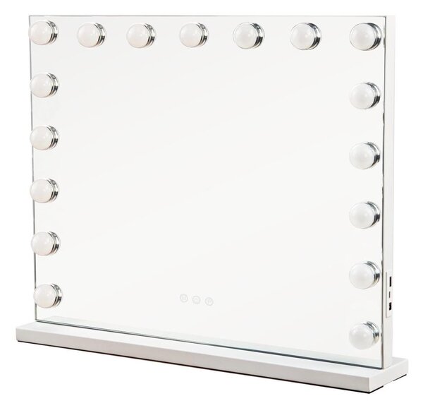 Brilagi - LED димируемо огледало за грим HOLLYWOOD LED/15W/230V 60x50 cm бяло