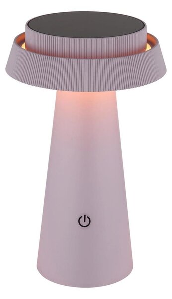 Globo 36624P - LED Димируема соларна сензорна лампа LED/4W/3,7W IP54 розов