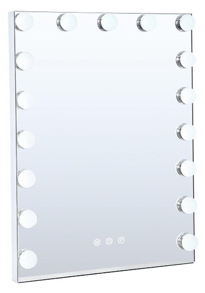 Brilagi - Димируемо LED огледало за грим HOLLYWOOD LED/15W/230V 55x70 см бяло