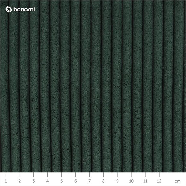 Тъмнозелено единично легло 120x200 cm тапицирано без ламелно дъно Mattis – Meise Möbel