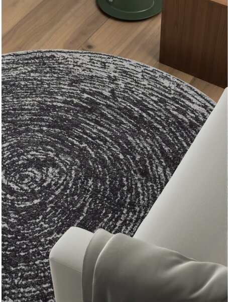 Сив кръгъл килим ø 120 cm Gloria Cavallo – Hanse Home