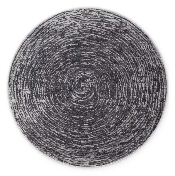 Сив кръгъл килим ø 120 cm Gloria Cavallo – Hanse Home
