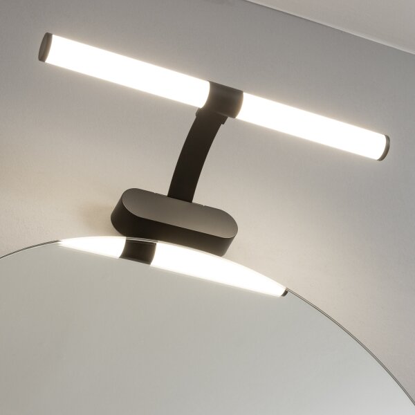 Brilagi - LED осветление за огледало за баня TUBEO LED/6W/230V 40 см IP44 черно