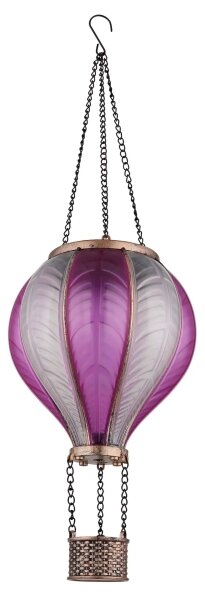 Globo 36136P - LED Соларна декорация с висулка 20xLED/0,5W/3V IP44 летящ балон