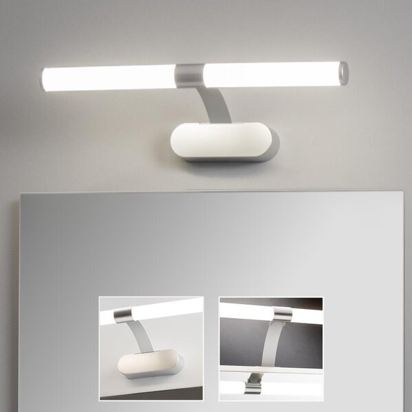 Brilagi - LED осветление за огледало в банята TUBEO LED/6W/230V 40 cm IP44 сребристо