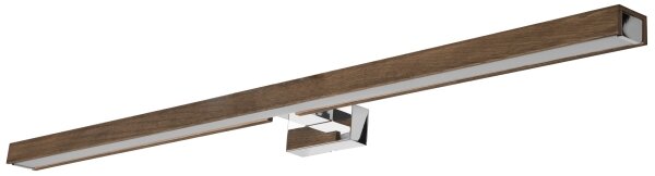 Brilagi-LED Лампа за огледало в баня WOODY MIRROR LED/15W/230V IP44 дъб/хром
