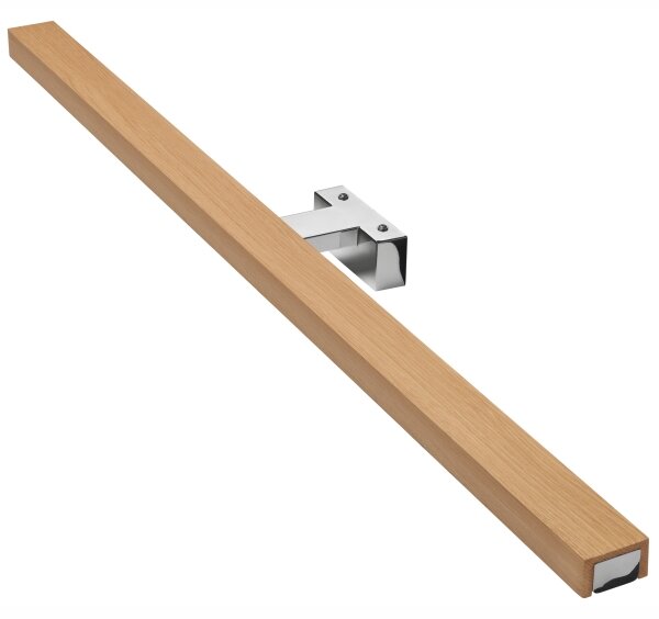 Brilagi-LED Лампа за огледало в баня WOODY MIRROR LED/15W/230V IP44 дъб/хром