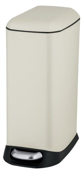 Кремаво стоманено кошче за боклук с педал 12 l Design – Wenko