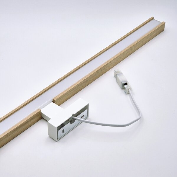 Brilagi-LED Лампа за огледало в баня WOODY MIRROR LED/15W/230V IP44 дъб/бял