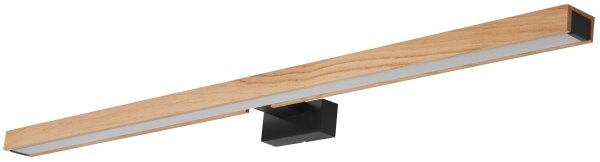 Brilagi-LED Лампа за огледало в баня WOODY MIRROR LED/15W/230V IP44 дъб/черен