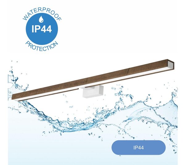 Brilagi-LED Лампа за огледало в баня WOODY MIRROR LED/15W/230V IP44 дъб/бял