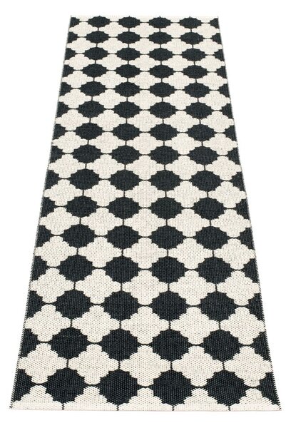 Черно-бяла пътека за открито и закрито 70x225 cm Marre Black Coral – Pappelina