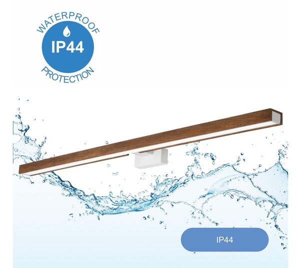 Brilagi-LED Лампа за огледало в баня WOODY MIRROR LED/15W/230V IP44 дъб/бял