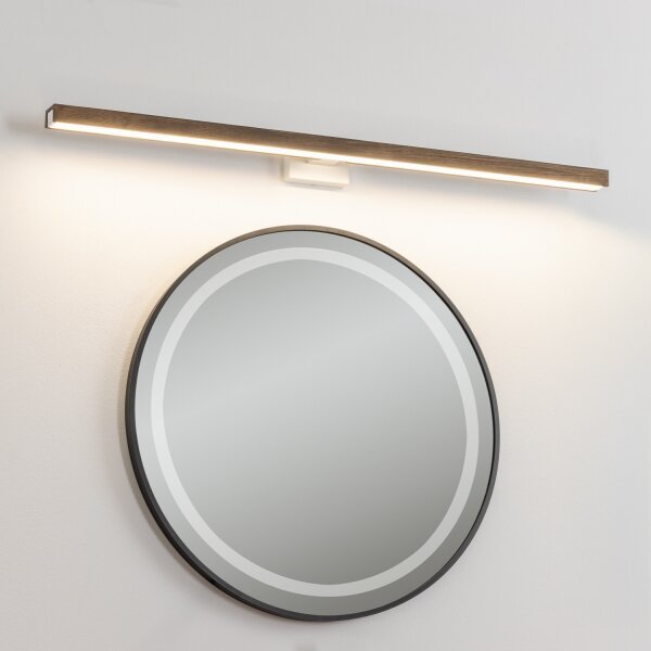 Brilagi-LED Лампа за огледало в баня WOODY MIRROR LED/15W/230V IP44 дъб/бял