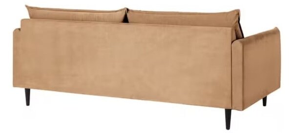 Кафяв кадифен диван 203 cm Juli – Ropez