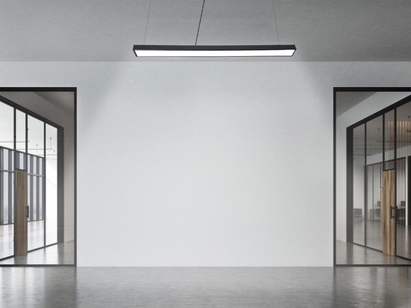 LED Пендел LED/32W/230V 4000K Ø 120 см черен