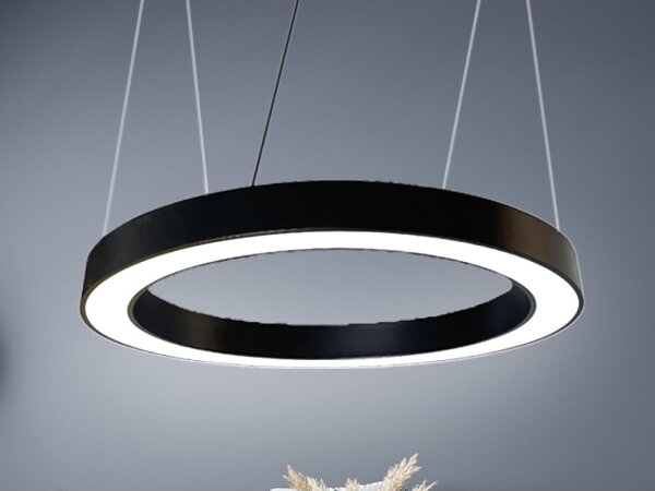LED Пендел LED/50W/230V 4000K Ø 100 см черен