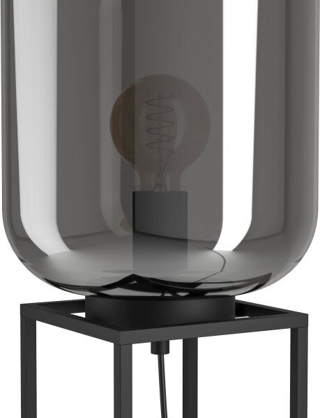 Eglo 39988 - Настолна лампа BULCIAGO 1xE27/40W/230V опушен