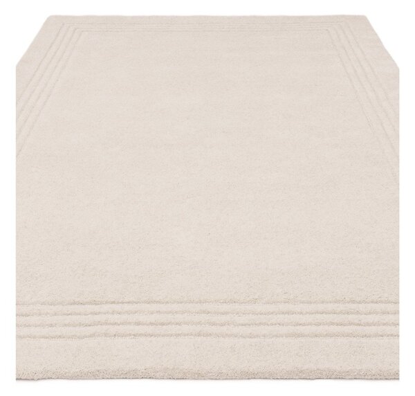 Ръчно изработен вълнен килим в цвят слонова кост 120x170 cm Orlo Ivory – Asiatic Carpets