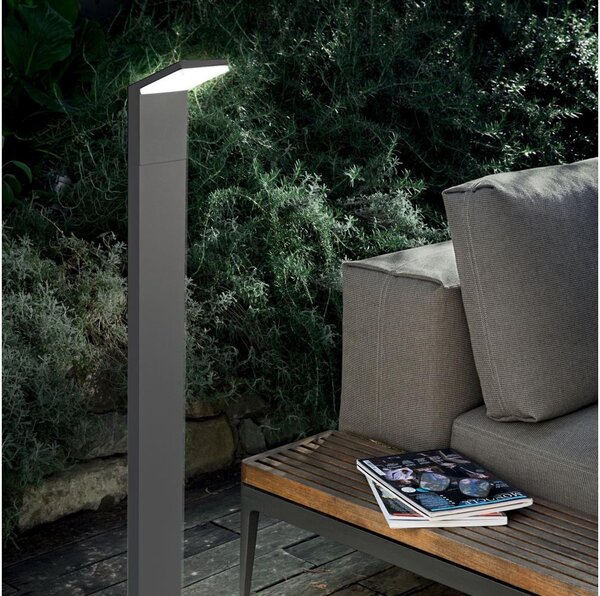 Ideal Lux - LED Екстериорна лампа STYLE LED/8,5W/230V 4000K 100 см CRI 90 IP54 антрацит