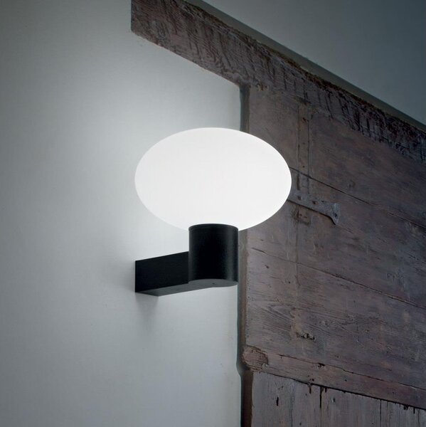 Ideal Lux - Външна стенна лампа CLIO 1xE27/42W/230V IP44 черна