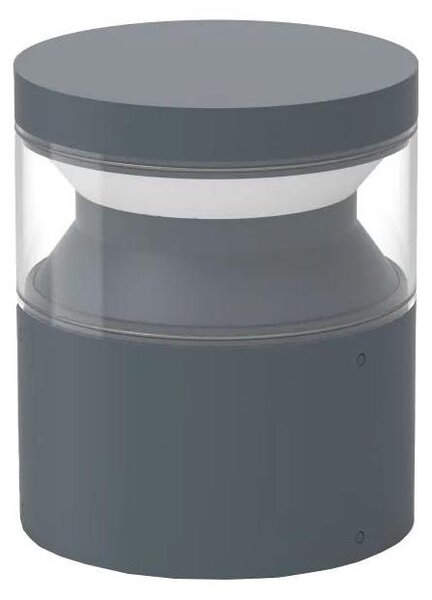Ideal Lux - LED Екстериорна лампа BOEING LED/14W/230V 15 см IP65 антрацит