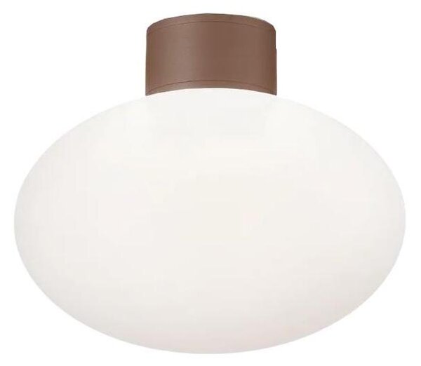 Ideal Lux - Външно таванно осветително тяло CLIO 1xE27/42W/230V IP44 кафяво