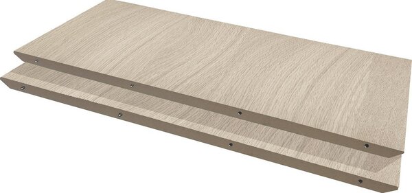 Допълнителни чинии за маса за хранене 2 бр. в дъб 48x100 cm Mezza - Hammel Furniture